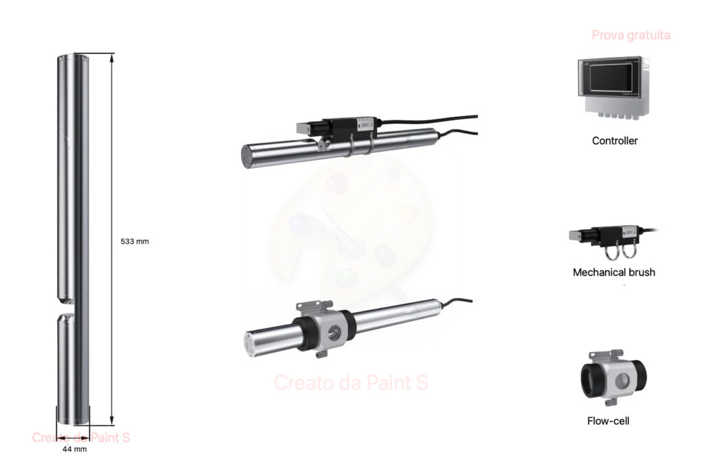 SH-UVFS200 full spectrum absorption UV multiparametric digital probe ...